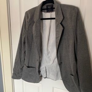 Gray blazer